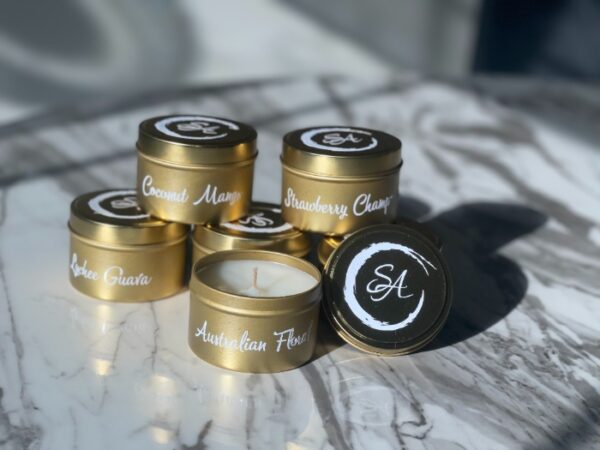Gold Tin Candle - Image 2
